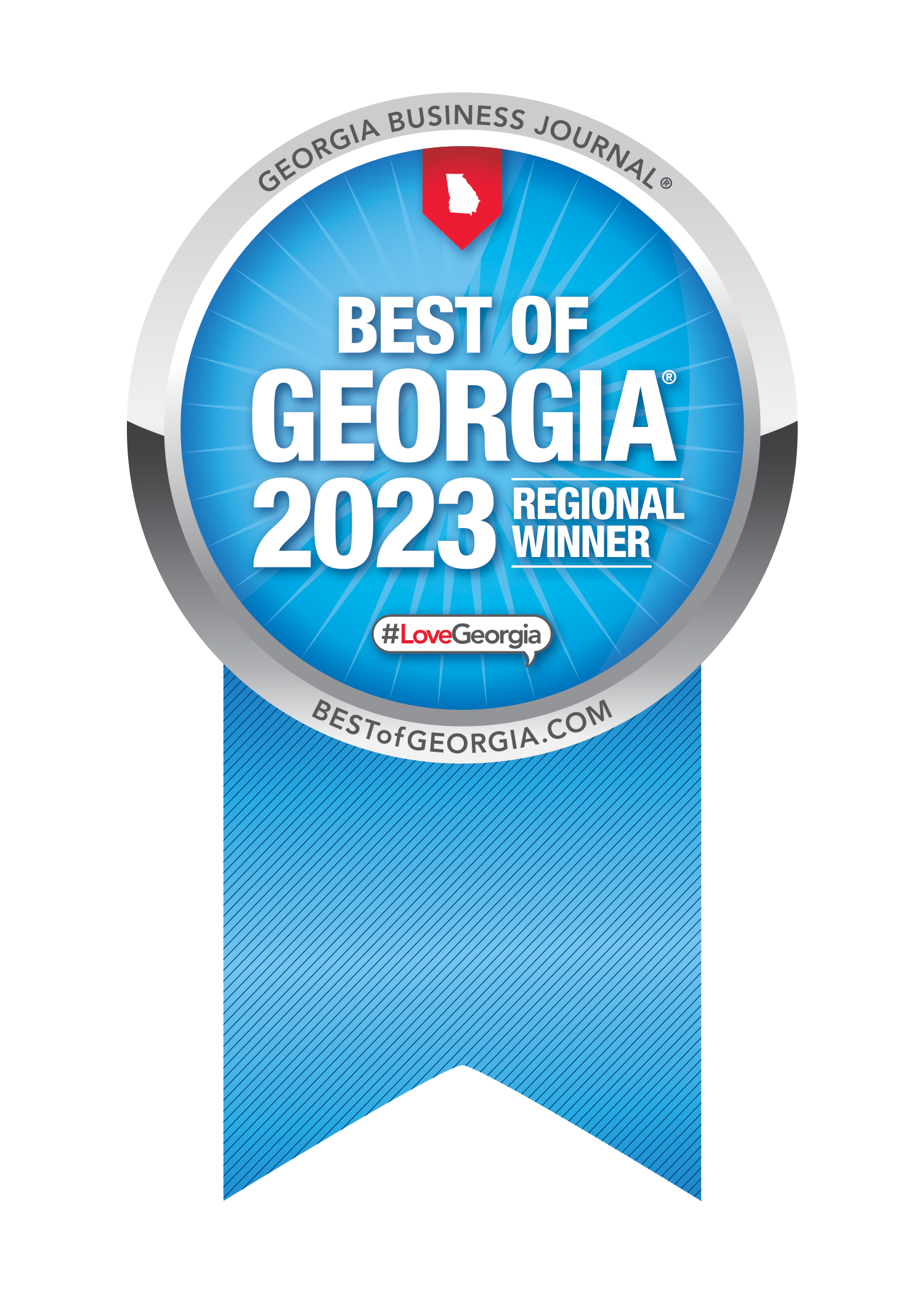 Best of Georgia 2023 regional winner badge